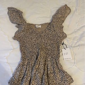 Cheetah print top